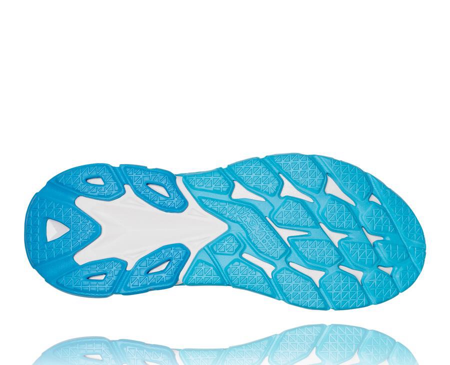 Hoka One One Hardloopschoenen Heren - Clifton Edge - Wit/Blauw - GA6071894